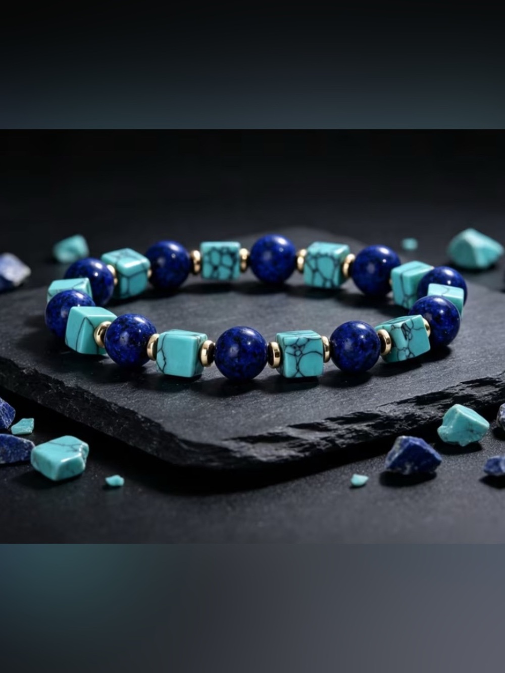 Lapis Lazuli Stretch Bracelet